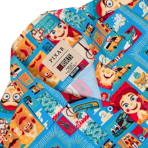 rsvlts-disney-and-pixar-womens-short-sleeve-shirt-disney-and-pixar-toy-story-woodcut-woody-friends-womens-kunuflex-short-sleeve-shirt-disney-and-pixar-toy-story-woodcut-woody-friends-womens-kunuflex-short-sleeve-shirt