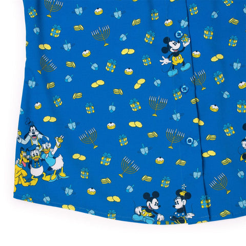 rsvlts-disney-and-pixar-womens-short-sleeve-shirt-mickey-s-menorahs-womens-kunuflex-short-sleeve-shirt