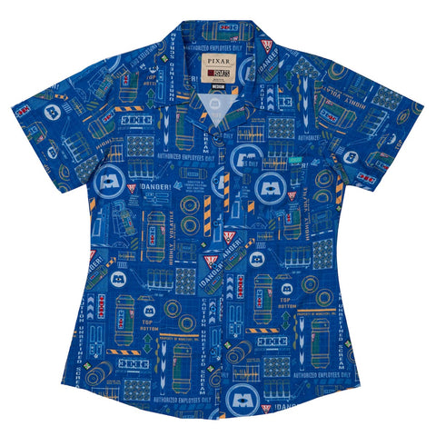 rsvlts-xs-disney-and-pixar-womens-short-sleeve-shirt-disney-and-pixar-monsters-inc-scare-floor-screamatics-womens-kunuflex-short-sleeve-shirt-disney-and-pixar-monsters-inc-scare-floor-screamatics-womens-kunuflex-short-sleeve-shirt