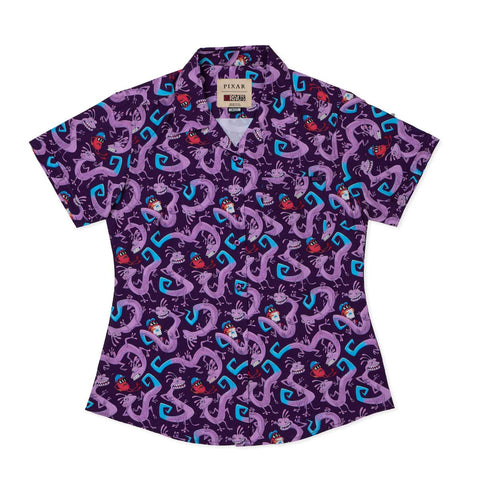 rsvlts-xs-disney-and-pixar-womens-short-sleeve-shirt-disney-and-pixar-monsters-inc-slithering-sabotage-womens-kunuflex-short-sleeve-shirt-disney-and-pixar-monsters-inc-slithering-sabotage-womens-kunuflex-short-sleeve-shirt