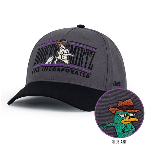 rsvlts-disney-hat-disney-s-phineas-and-ferb-doofenshmirtz-evil-incorporated-5-panel-hat-disney-s-phineas-and-ferb-doofenshmirtz-evil-incorporated-5-panel-hat