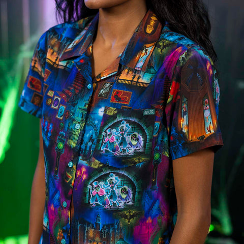 rsvlts-disney-womens-short-sleeve-shirt-disneys-haunted-mansion-999-happy-haunts-womens-kunuflex-short-sleeve-shirt-disneys-haunted-mansion-999-happy-haunts-womens-kunuflex-short-sleeve-shirt