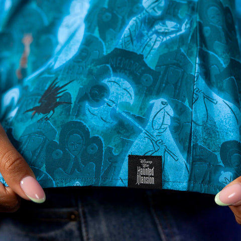 rsvlts-disney-womens-short-sleeve-shirt-disneys-haunted-mansion-spirit-soiree-womens-kunuflex-short-sleeve-shirt-disneys-haunted-mansion-spirit-soiree-womens-kunuflex-short-sleeve-shirt