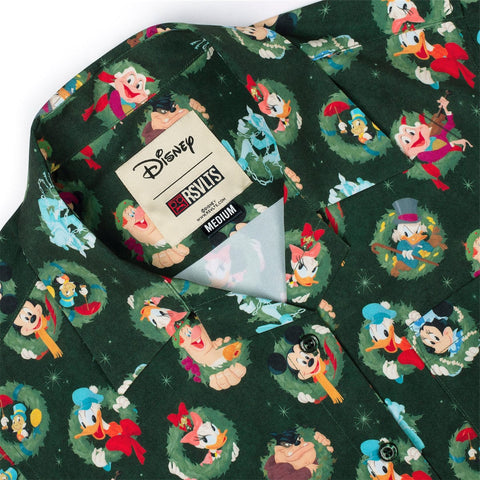 rsvlts-disney-womens-short-sleeve-shirt-disneys-mickeys-christmas-carol-seasons-wreathings-womens-kunuflex-short-sleeve-shirt-disneys-mickeys-christmas-carol-seasons-wreathings-womens-kunuflex-short-sleeve-shirt