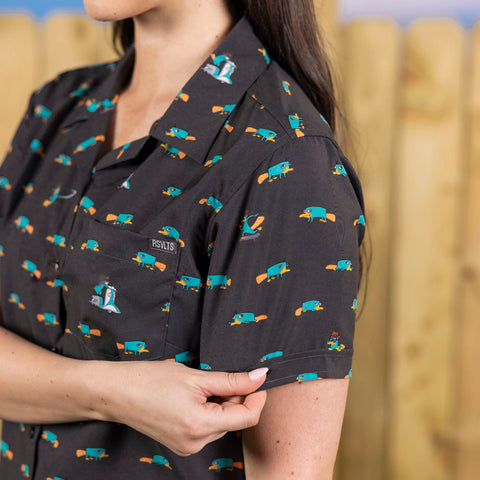 rsvlts-disney-womens-short-sleeve-shirt-disney-s-phineas-and-ferb-semi-aquatic-egg-laying-mammal-of-action-womens-kunuflex-short-sleeve-shirt-disney-s-phineas-and-ferb-semi-aquatic-egg-laying-mammal-of-action-womens-kunuflex-short-sleeve-shirt