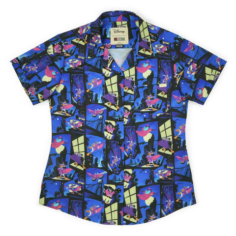 rsvlts-xs-disney-womens-short-sleeve-shirt-disney-s-darkwing-duck-the-duck-knight-womens-kunuflex-short-sleeve-shirt-disney-s-darkwing-duck-the-duck-knight-womens-kunuflex-short-sleeve-shirt