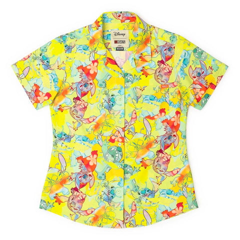 rsvlts-xs-disney-womens-short-sleeve-shirt-disneys-lilo-stitch-tropical-troublemaker-womens-kunuflex-short-sleeve-shirt-disneys-lilo-stitch-tropical-troublemaker-womens-kunuflex-short-sleeve-shirt
