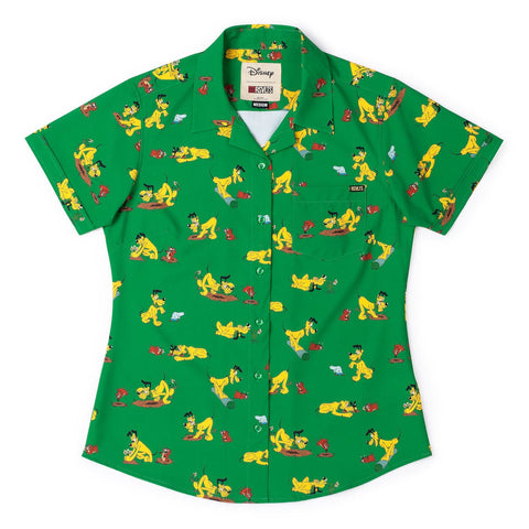 rsvlts-xs-disney-womens-short-sleeve-shirt-disneys-pluto-95th-pluto-and-the-gopher-womens-kunuflex-short-sleeve-shirt-disneys-pluto-95th-pluto-and-the-gopher-womens-kunuflex-short-sleeve-shirt