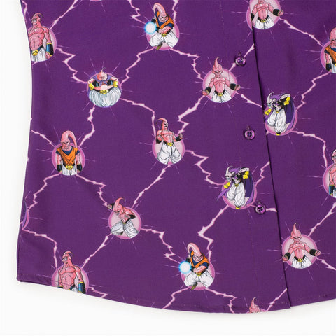 rsvlts-dragon-ball-z-womens-short-sleeve-shirt-dragon-ball-z-the-many-forms-of-buu-womens-kunuflex-short-sleeve-shirt-dragon-ball-z-the-many-forms-of-buu-womens-kunuflex-short-sleeve-shirt