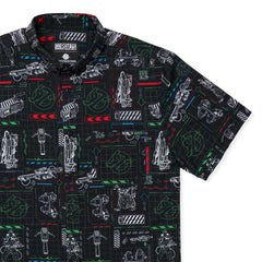 Ghostbusters "Spectral Schematics" – KUNUFLEX Short Sleeve Shirt