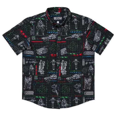rsvlts-xs-ghostbusters-youth-short-sleeve-shirt-ghostbusters-spectral-schematics-youth-kunuflex-short-sleeve-shirt-ghostbusters-spectral-schematics-youth-kunuflex-short-sleeve-shirt