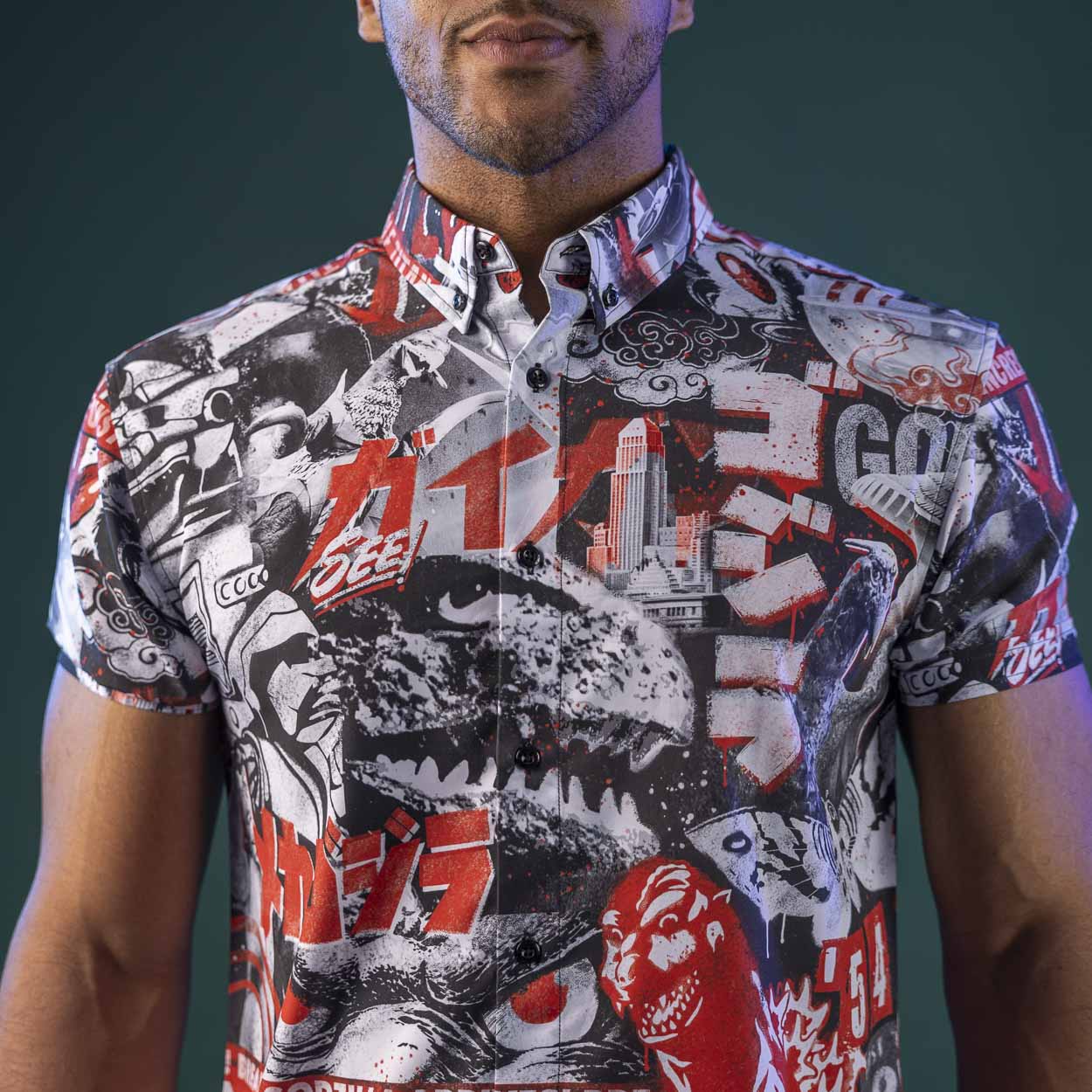 Godzilla “King of the Monsters” – KUNUFLEX Short Sleeve Shirt