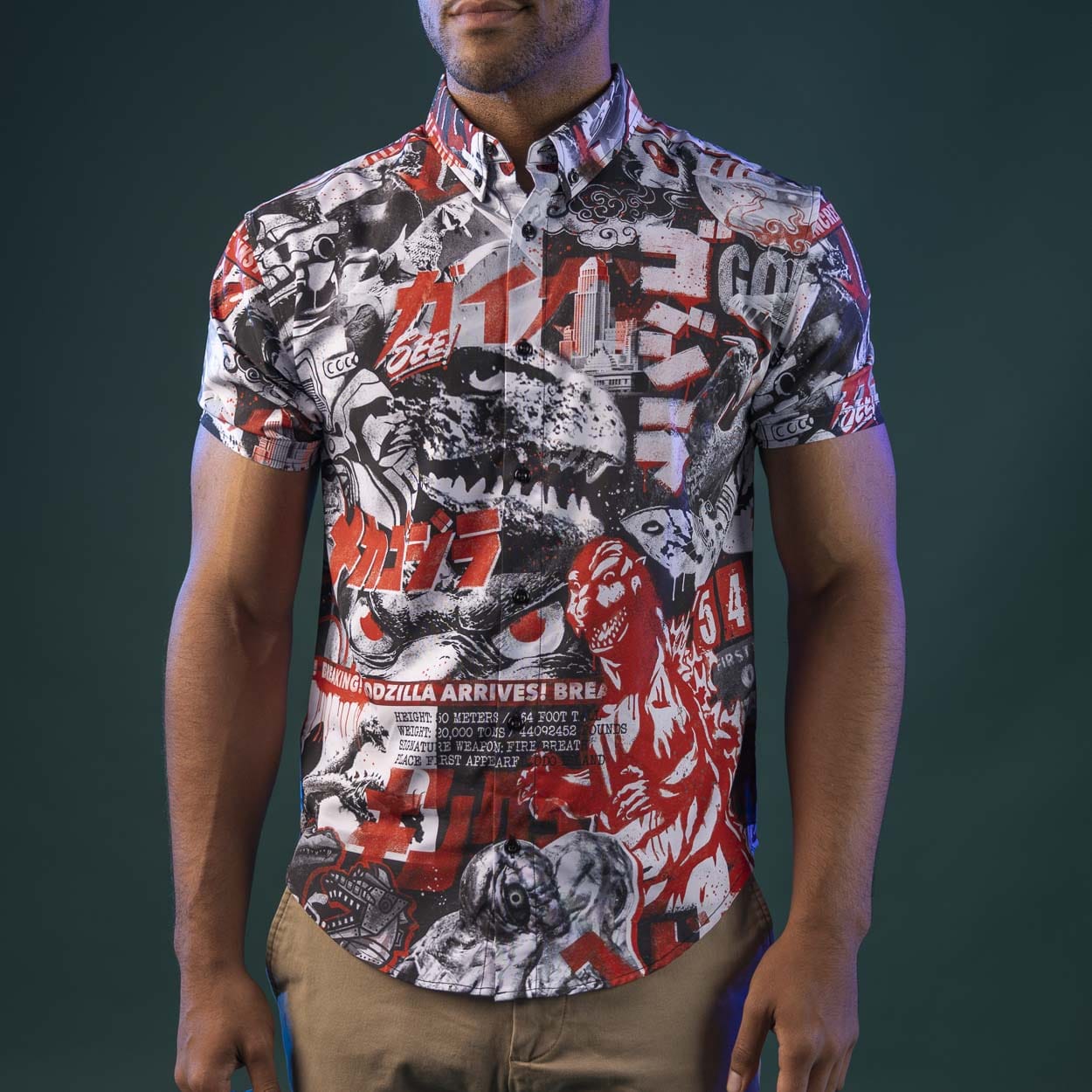 Godzilla “King of the Monsters” – KUNUFLEX Short Sleeve Shirt