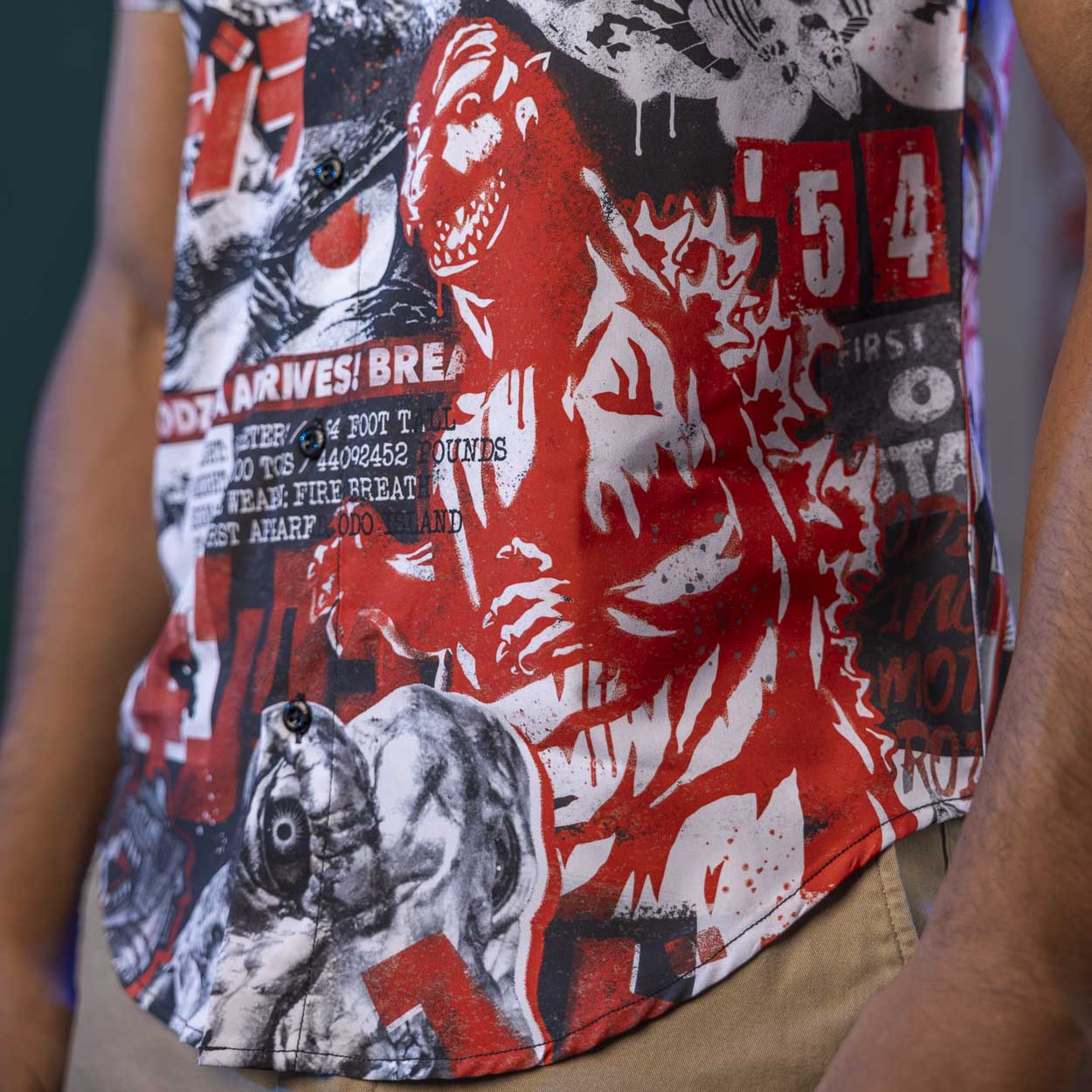 Godzilla “King of the Monsters” – KUNUFLEX Short Sleeve Shirt