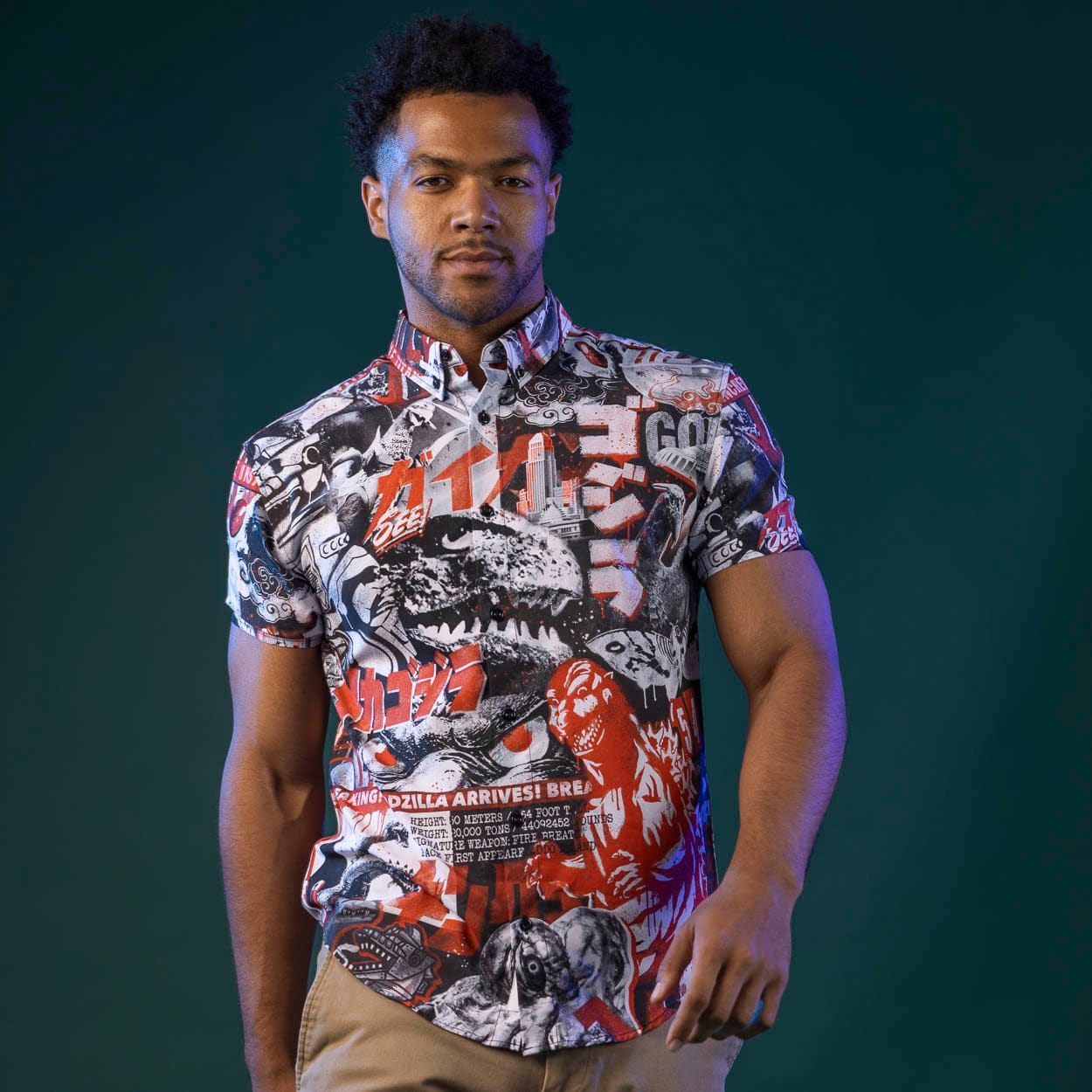 Godzilla “King of the Monsters” – KUNUFLEX Short Sleeve Shirt