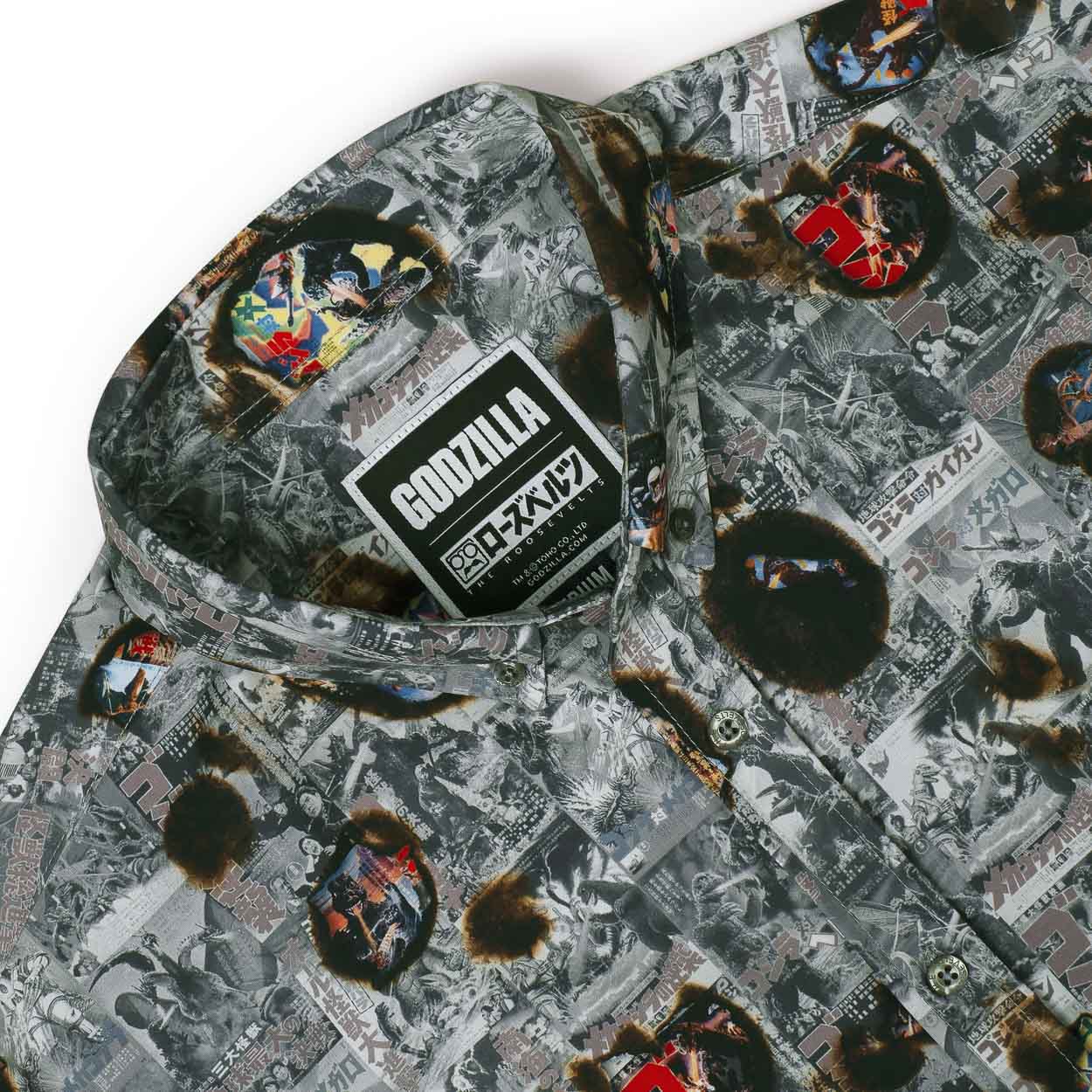 Godzilla “Silver Screen Scorcher” – KUNUFLEX Short Sleeve Shirt