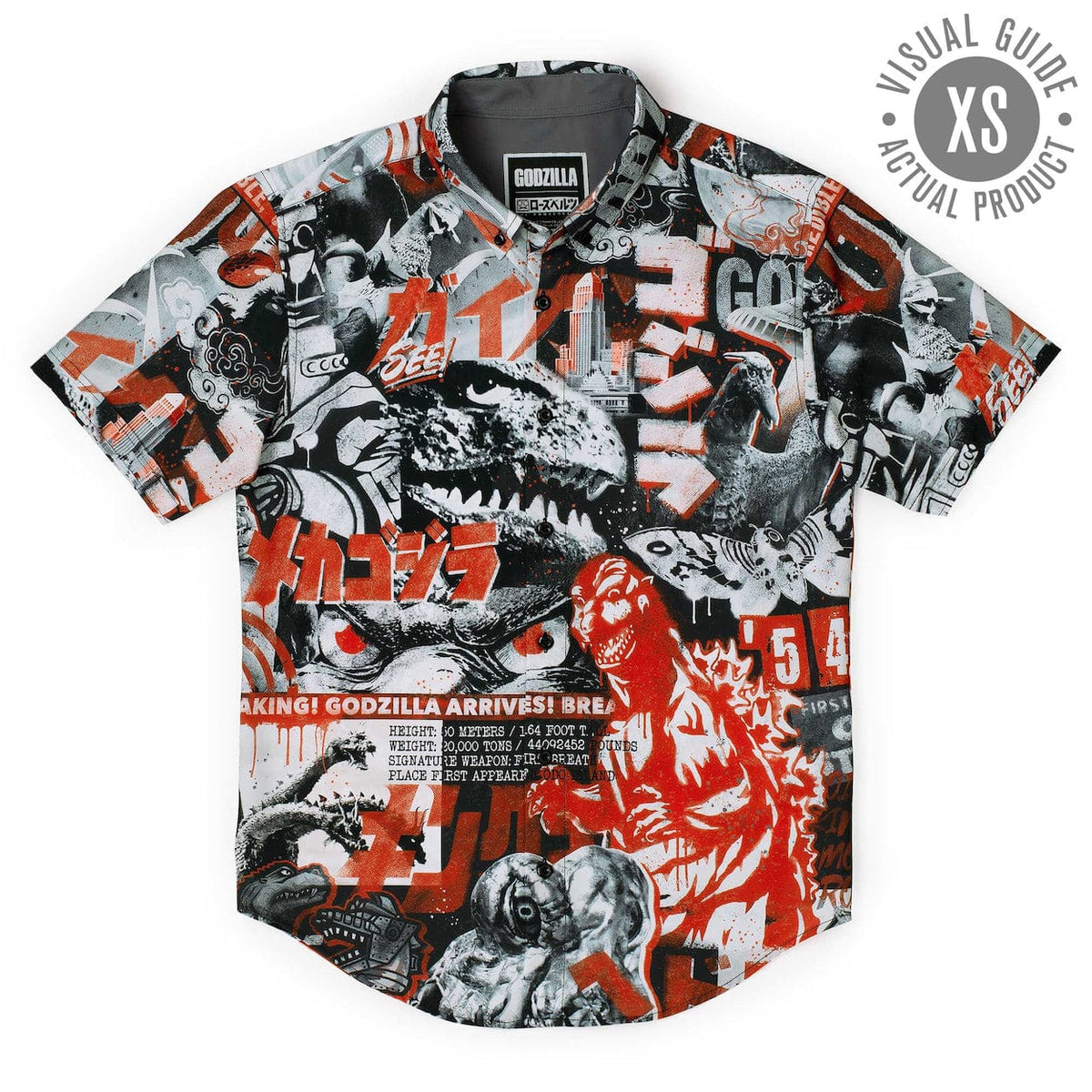 godzilla king of the monsters shirt Godzilla “King of the Monsters” – KUNUFLEX Short Sleeve Shirt by RSVLTS