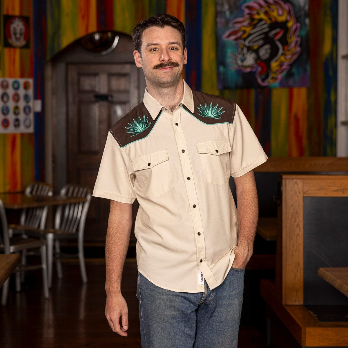 Guy Fieri Mas Santo! – Roper Short Sleeve Shirt by RSVLTS
