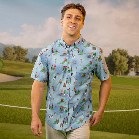 rsvlts-happy-gilmore-short-sleeve-shirt-happy-gilmore-youre-gonna-die-clown-kunuflex-short-sleeve-shirt