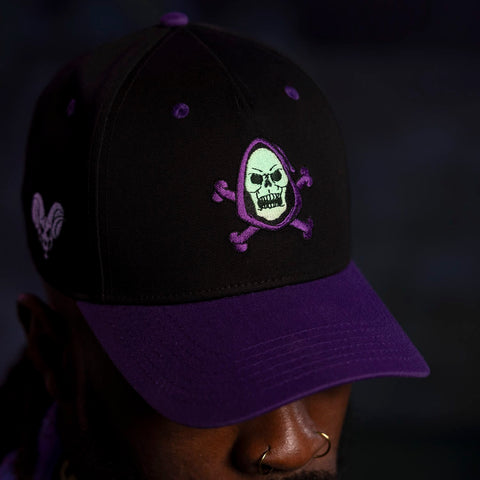 rsvlts-he-man-and-the-masters-of-the-universe-hat-masters-of-the-universe-skel-cap-5-panel-curved-brim-hat-masters-of-the-universe-skel-cap-5-panel-curved-brim-hat
