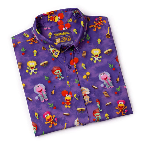 rsvlts-jim-henson-short-sleeve-shirt-fraggle-rock-down-at-fraggle-rock-kunuflex-short-sleeve-shirt