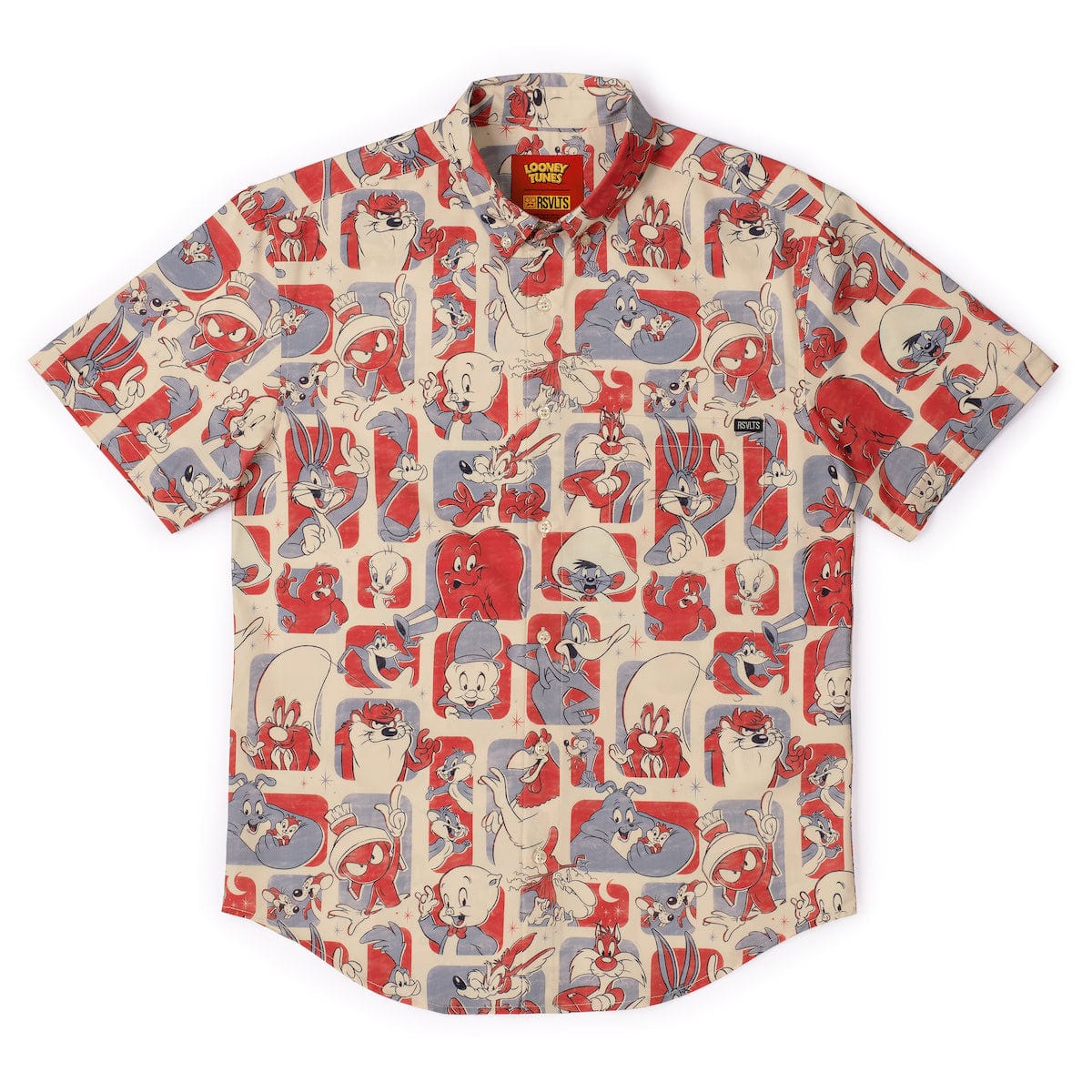 looney tunes dress shirt HANGING Tunes