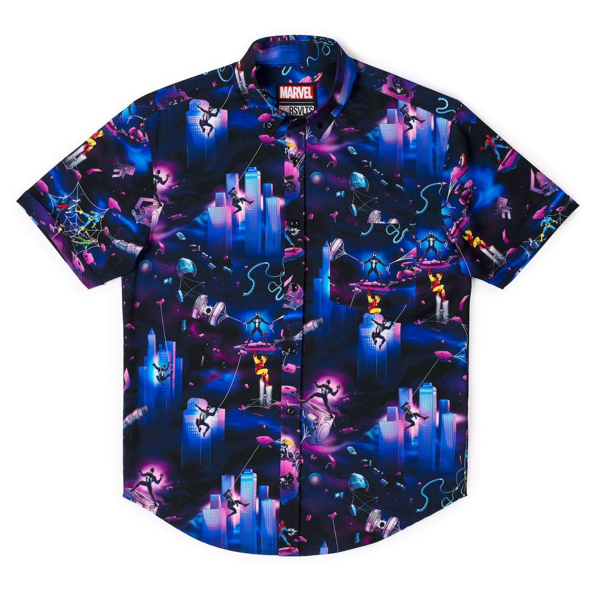 Smart Falcon シャツ　スマートファルコン　BOSS コラボ marvel-short-sleeve-shirt-