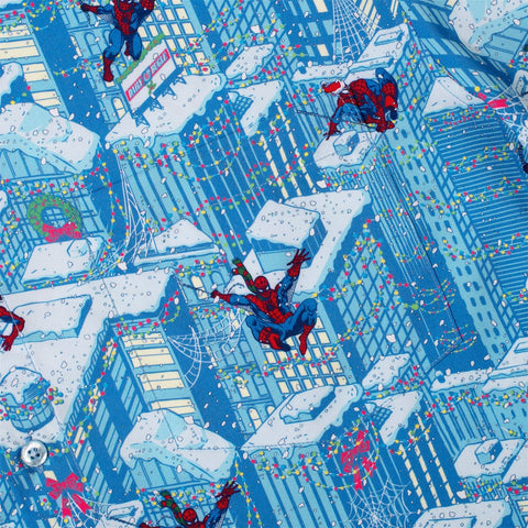 rsvlts-marvel-short-sleeve-shirt-marvel-spider-man-is-coming-to-town-kunuflex-short-sleeve-shirt