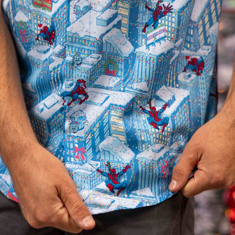 rsvlts-marvel-short-sleeve-shirt-marvel-spider-man-is-coming-to-town-kunuflex-short-sleeve-shirt