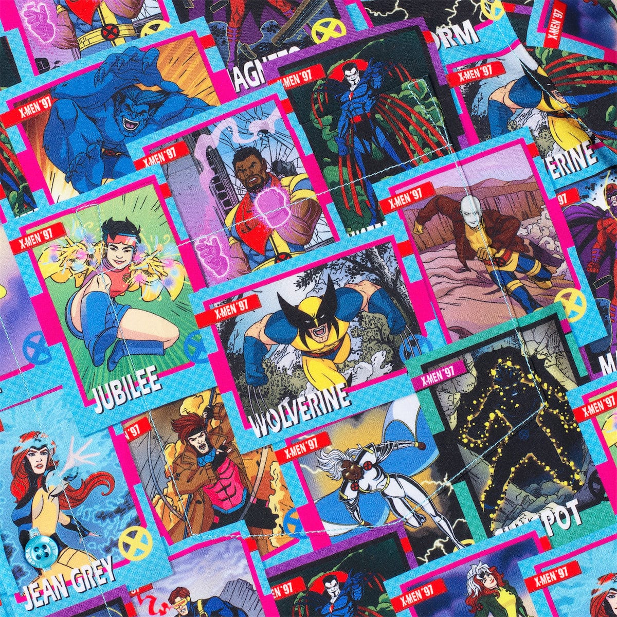 x men card sleeves X-Men ‘97 Packs a Punch – KUNUFLEX Short Sleeve Shirt