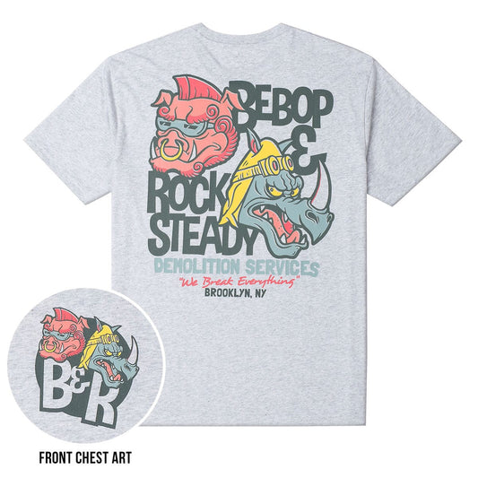 RSVLTS Nickelodeon Crewneck T-shirt Teenage Mutant Ninja Turtles "B&R Demolition Services" – Crewneck Tee Teenage Mutant Ninja Turtles "B&R Demolition Services" – Crewneck Tee