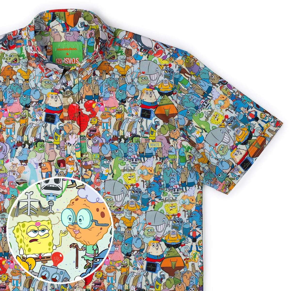 ゥレプGen2コンシャツSRサイズ　パッチ付き nickelodeon-short-sleeve-shirt