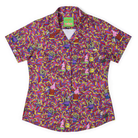 Nickelodeon Sponge Squad Camicia, Banane, M Donna Nickelodeon Sponge Squad Camicia, Banane, M Donna