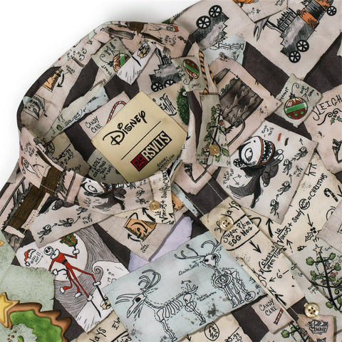 rsvlts-nightmare-before-christmas-short-sleeve-shirt-disney-tim-burtons-the-nightmare-before-christmas-christmas-screamatics-kunuflex-short-sleeve-shirt-disney-tim-burtons-the-nightmare-before-christmas-christmas-screamatics-kunuflex-short-sleeve-shirt