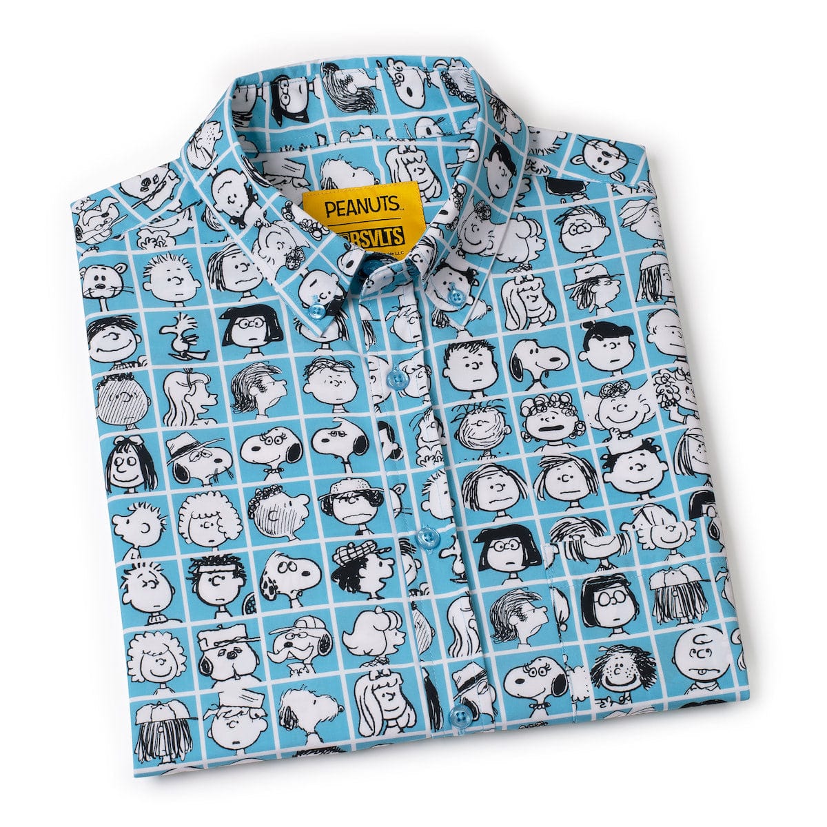 peanuts dress shirt Peanuts The Peanut Gallery – KUNUFLEX Short Sleeve Shirt by RSVLTS