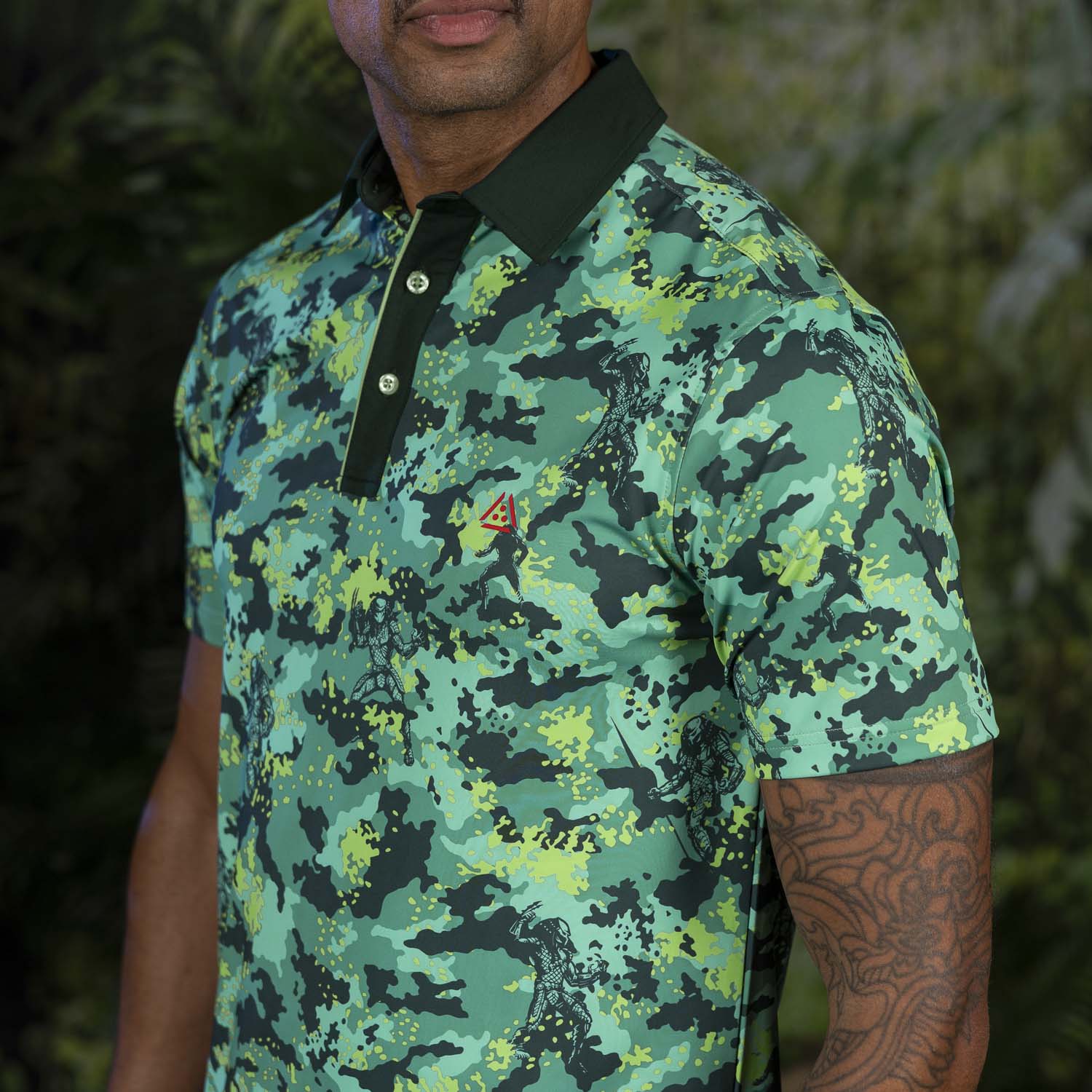 トップス Praying Star Camo Polo Short-sleeved polo shirts - Pumpkin Spice - Regular fit - Cotton