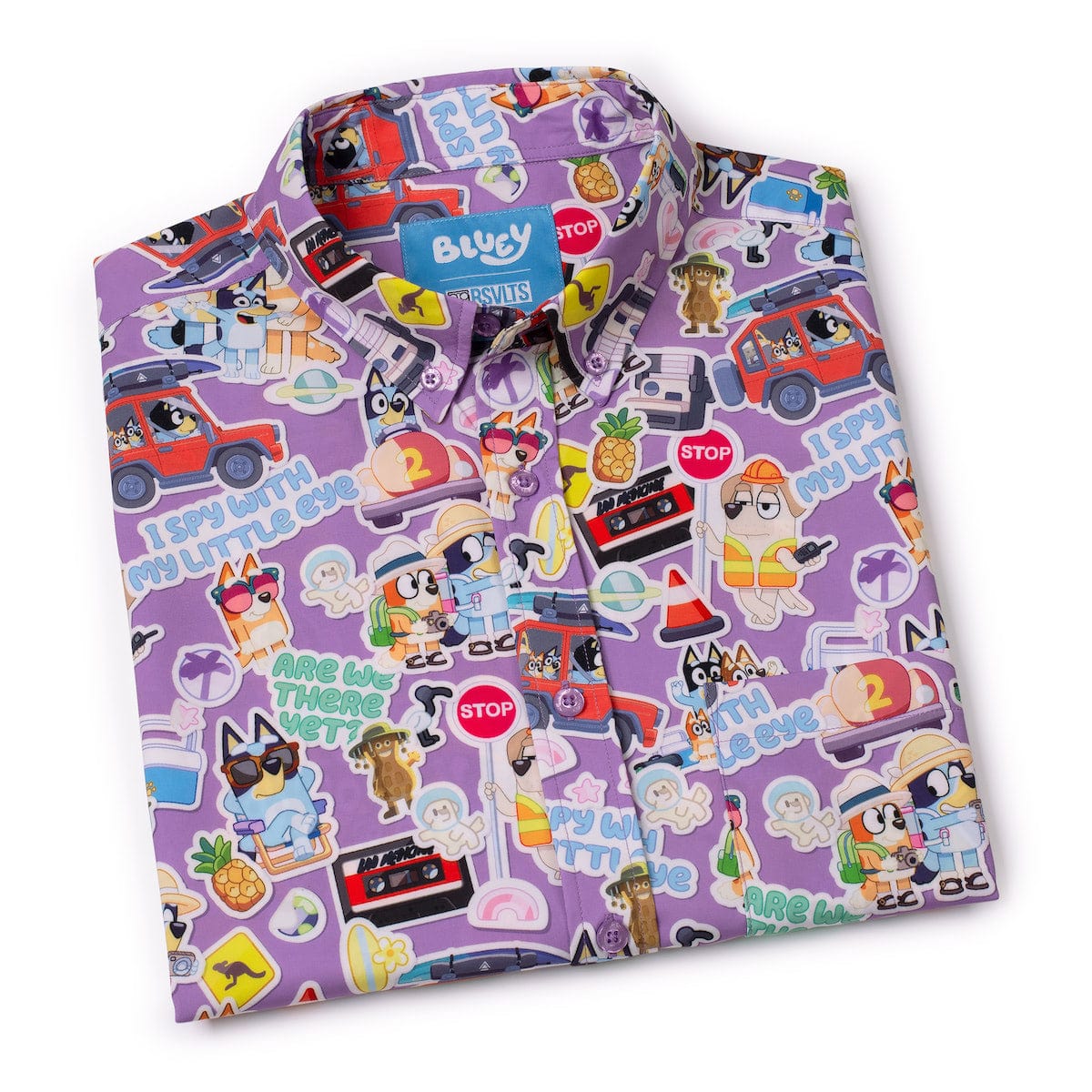 Bluey Let's Motor – KUNUFLEX Short Sleeve Shirt