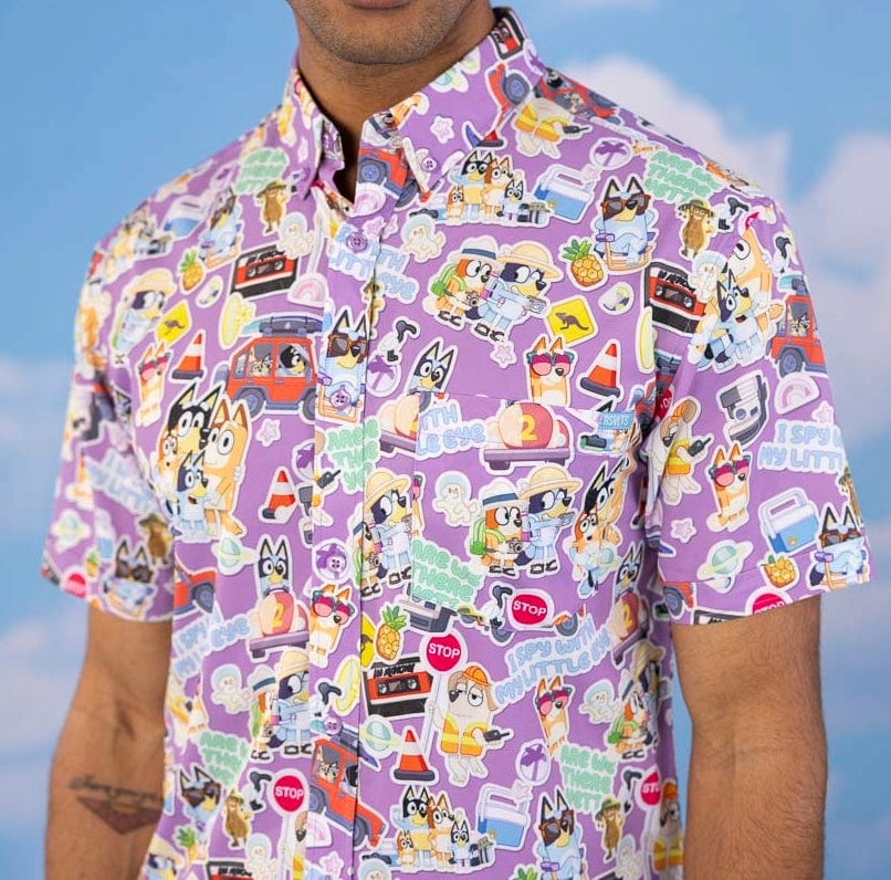 Bluey Let's Motor – KUNUFLEX Short Sleeve Shirt