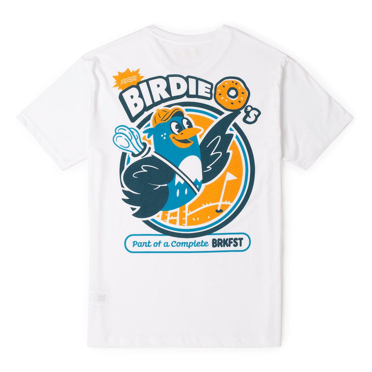 ジョーマッコイ TEE BIRDIES WHITExFOREST (M) Breakfast Balls Birdie 