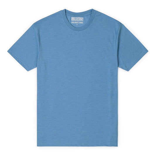 RSVLTS XS RSVLTS Crewneck T-shirt Heather Light Blue – Crewneck Tee Heather Light Blue – Crewneck Tee