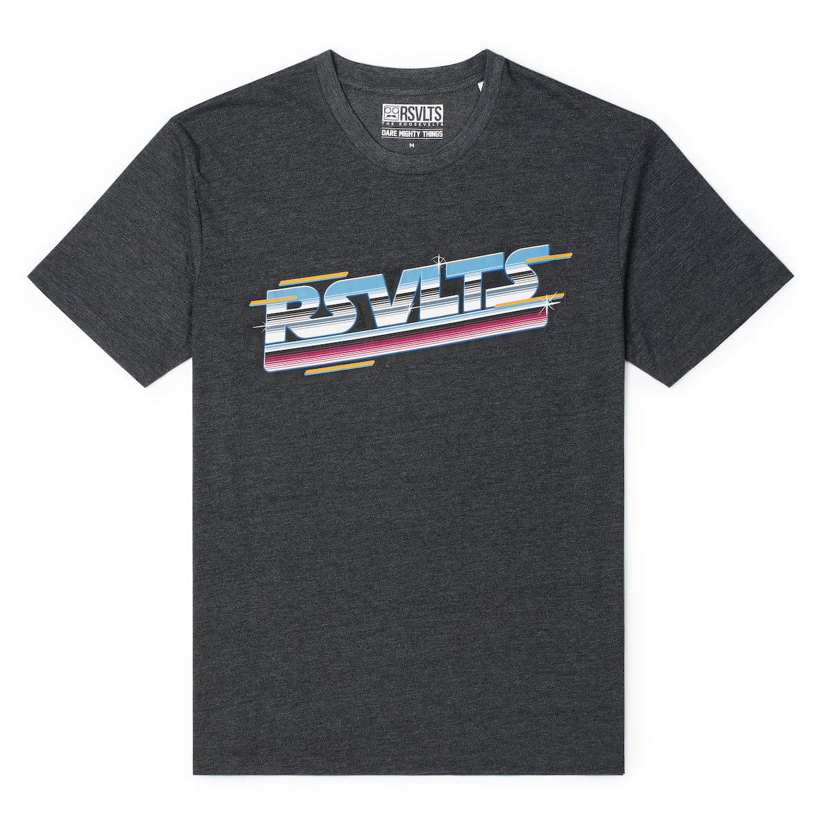 Synthwave RSVLTS – Crewneck Tee