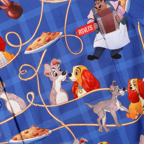 Disney’s Lady and the Tramp "Bella Notte" – Women's KUNUFLEX Short Sleeve Shirt