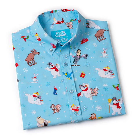 frosty-the-snowman-frosty-friends-kunuflex-short-sleeve-shirt