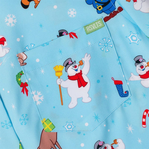 frosty-the-snowman-frosty-friends-womens-kunuflex-short-sleeve-shirt