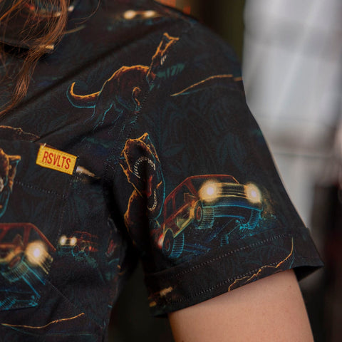 rsvlts-rsvlts-jurassic-park-must-go-faster-womens-kunuflex-short-sleeve-shirt