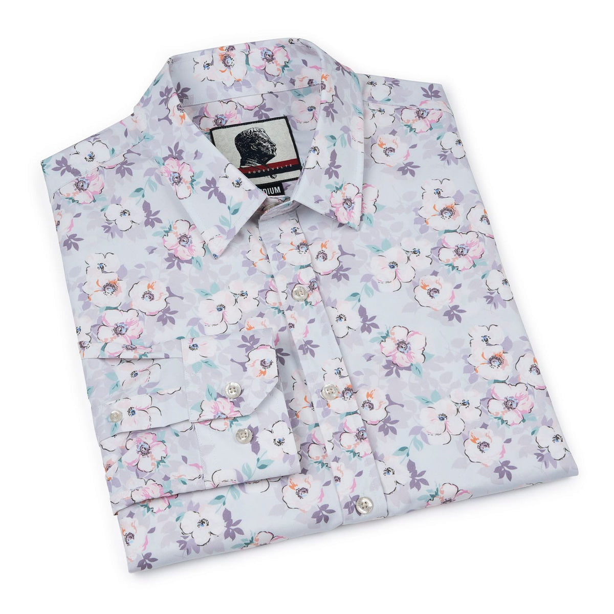 cherry blossom dress shirt Tiki Yard Hawaiian Shirts