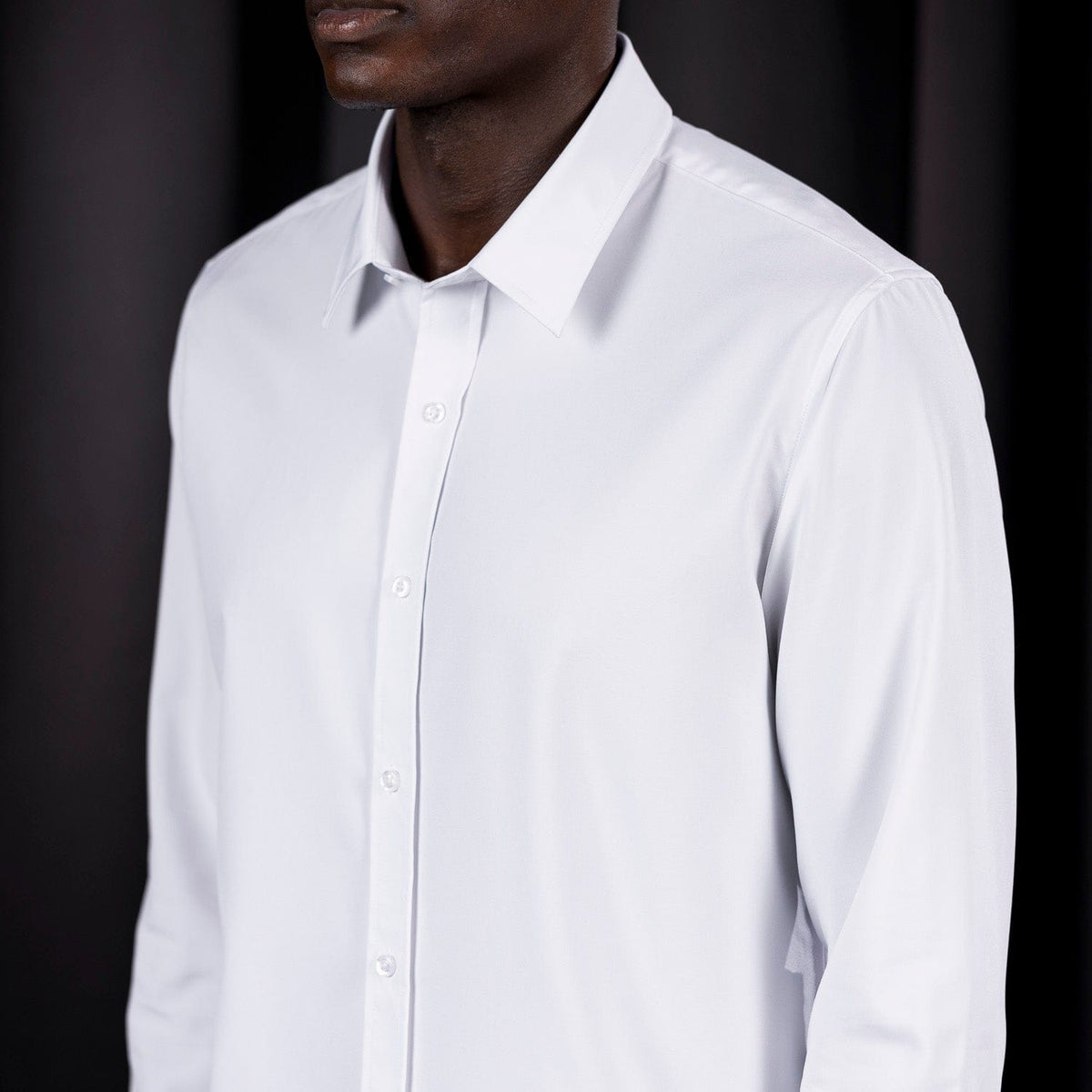 apollo dress shirt The Gatsby Collection 2025 "White" – Good Looks KUNUFLEX Dress Shirt