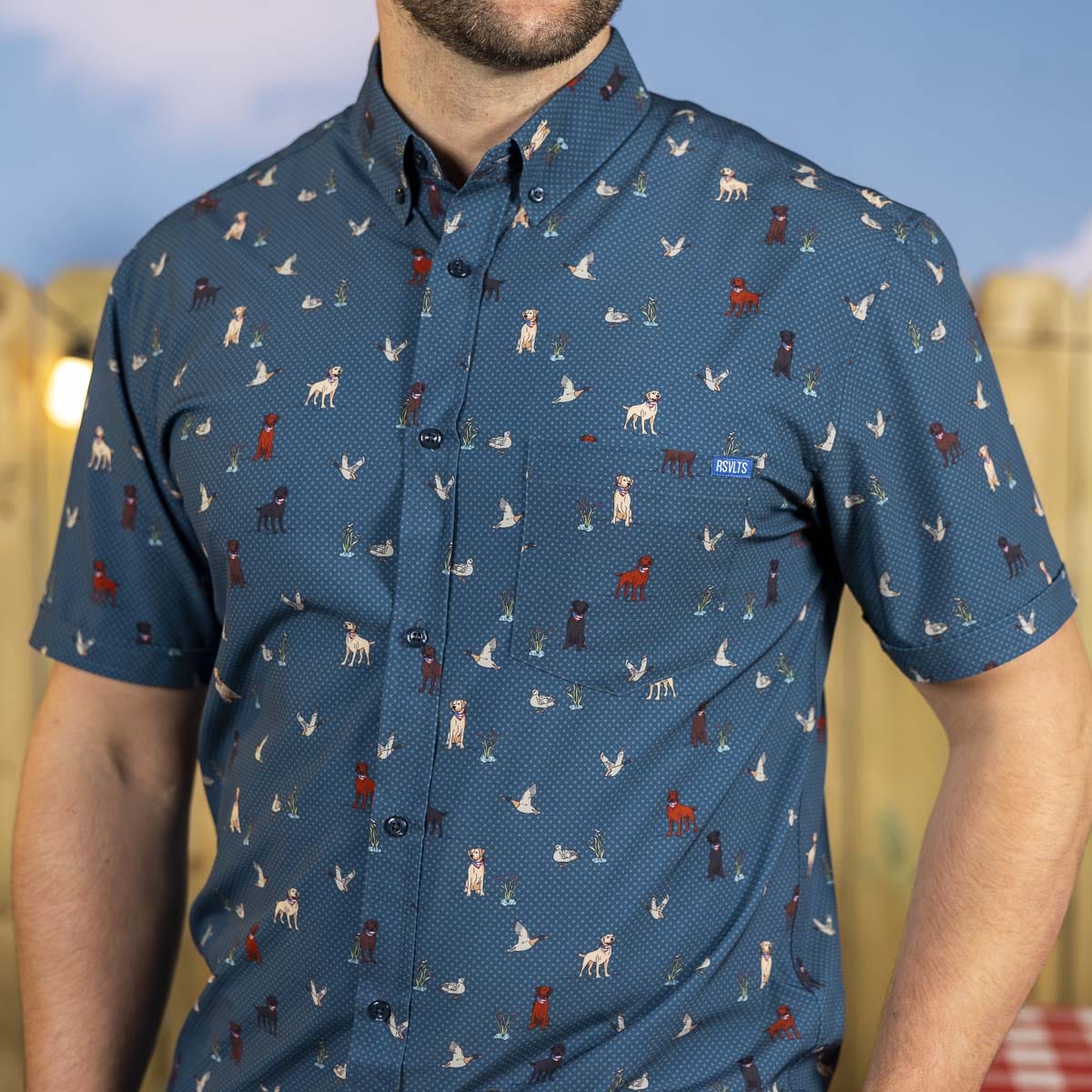 duck dress shirt Ducks JUST WANNA HAVE FUN Stretch Shirt