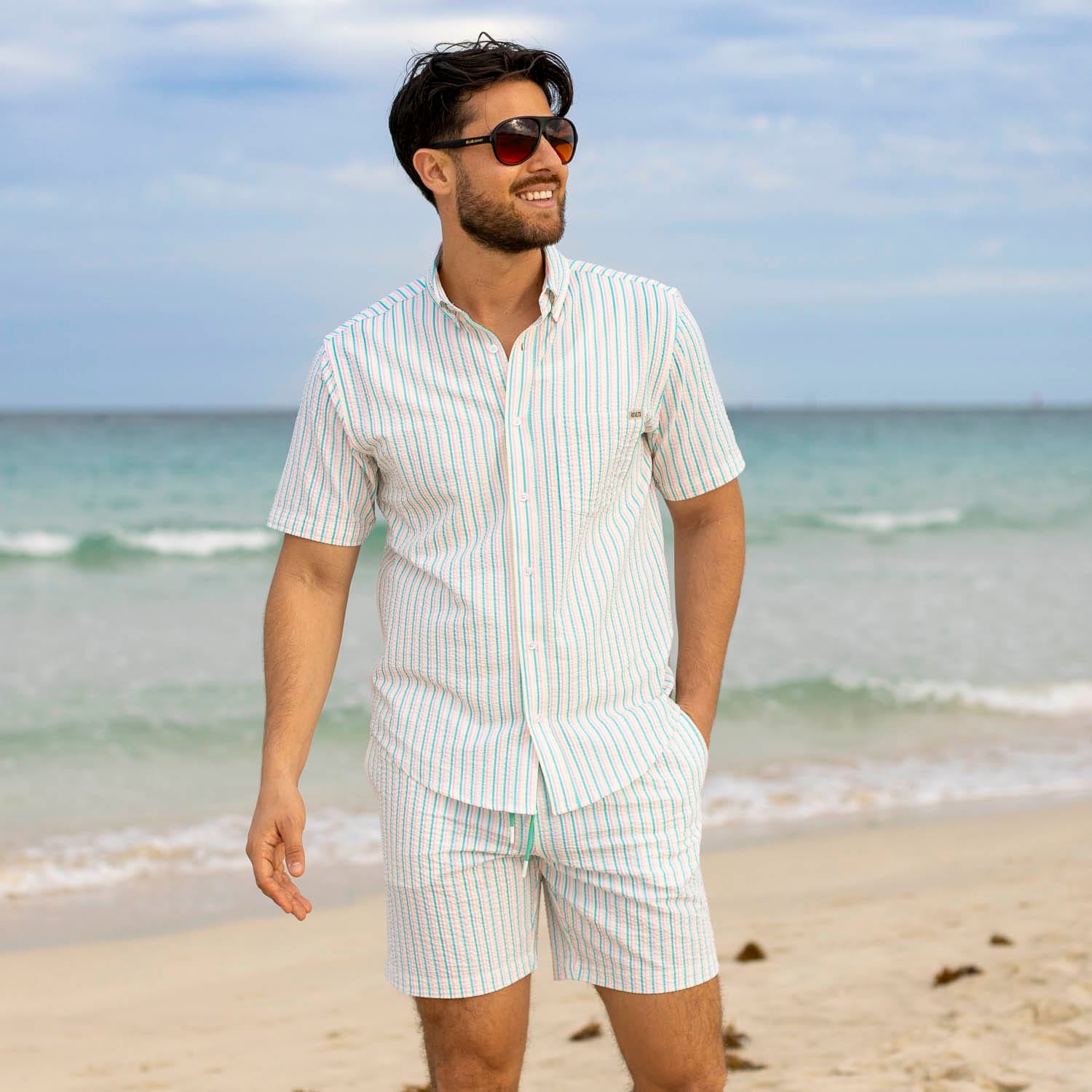 Easy Does It – Stretch Seersucker Short Sleeve Shirt