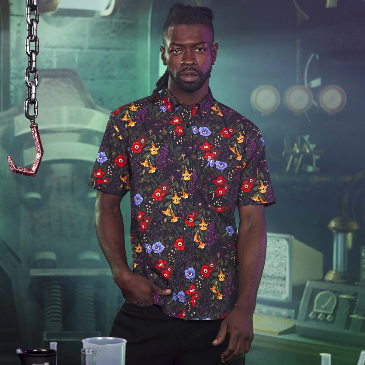 Freaky Flowers – KUNUFLEX Short Sleeve Shirt